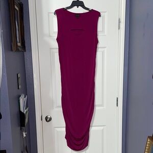 BOLD elements Raspberry /Wine Sleeveless Bodycon Dress